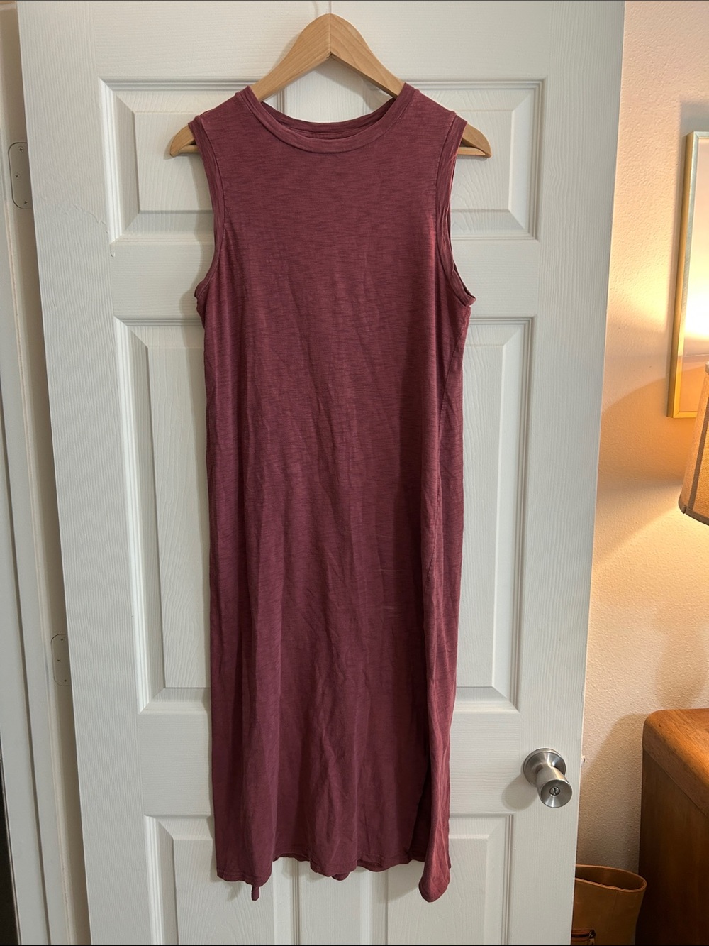Universal Thread Sleeveless Midi Dress in Dusty Rose
